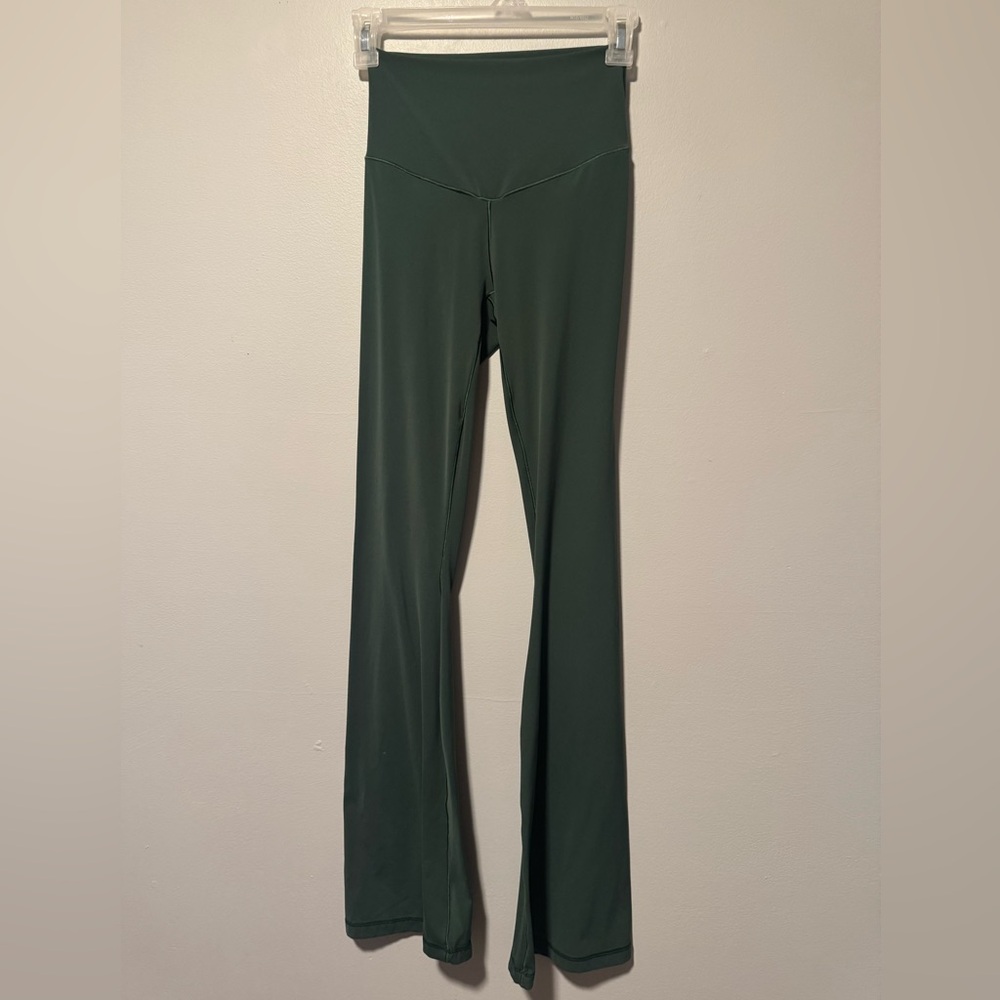Aerie OFFLINE Sycamore Green High-Rise Boot Cut Leggings